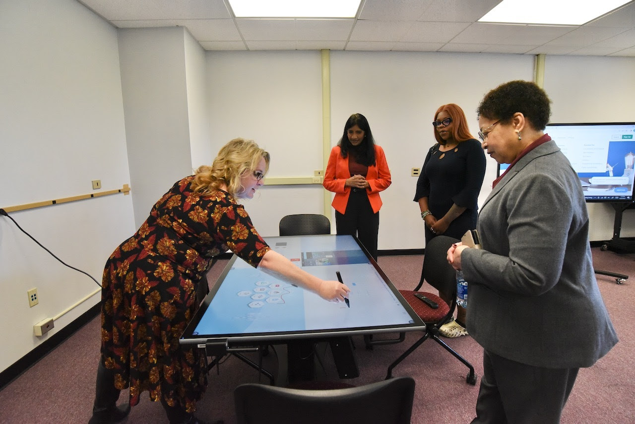 Lt. Gov. Miller also visited Junior Achievement of Eastern Shore in Salisbury, where students this fall will have engage in financial literacy education in a creative environment, and the University of Maryland Eastern Shore (UMES), where Lt. Gov. Miller met with UMES President Heidi Anderson.