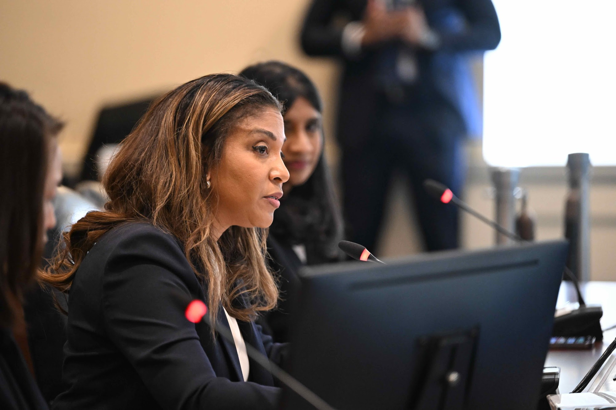 First Lady Dawn Moore Speaking