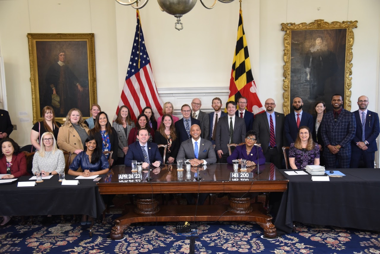 Governor Wes Moore presided over the Moore-Miller Administration’s third bill signing, dedicated to building a Maryland that serves.